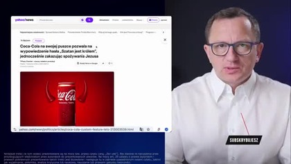 1714 Coca-Cola Blokuje Jezus Jest Królem Kościół, Migranci i Walka z Chrześcijaństwem! !!!!!!!!!!!!!!! (1)