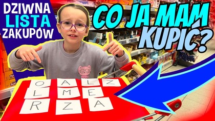 CO JA MAM KUPIĆ? DZIWNA LISTA ZKUPÓW Challenge #fikimikiagatkiimoniki