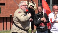 Wsparcie Wojtka Olszańskiego podczas rozprawy 12 maja