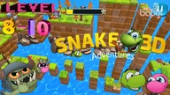 Snake 3D Adventures gameplay Walkthrough Tutorial Justbaby gaming Level 8-10 cartoon video game