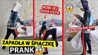 ZAPADŁA W ŚPIĄCZKĘ !!!  PRANK