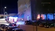 Pożar na Śląskiej.  Ludzie uciekali na dach