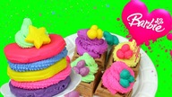 Play Doh  Naleśniki czy gofry?  Śniadanie z ciastoliny  Barbie  kreatywne zabawki