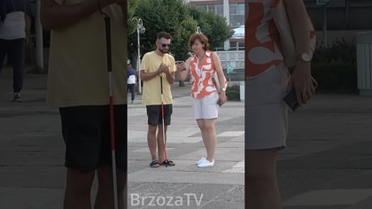 Czytają wiadomość niewidome o rozstaniu