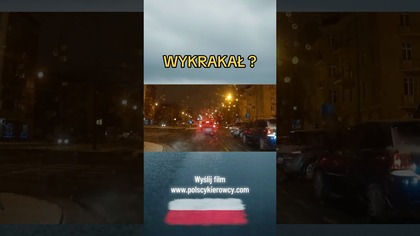 Przewidział kolizję i miał rację.  Chwilę później doszło do zderzenia.  #droga #wypadek #refleks