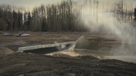 Dambuster - Podskakująca bomba odbija się od wody