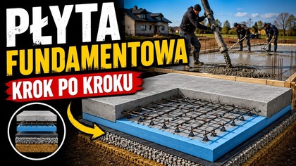 Płyta fundamentowa krok po kroku  jak ją zrobić od A do Z?