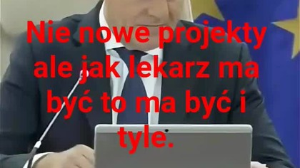 Panie Donaldzie Tusk.  Jakie nowe projekty?