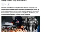 14 latka umiera po szprycy na wylew jej matka w wieku 32 lat wczesniej na turboraka