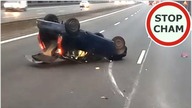 Dachowanie na autostradzie A4 #1009 Wasze Filmy