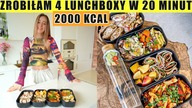 ZROBIŁAM 4 LUNCHBOXY W 20 MINUT  PRZEPISY 