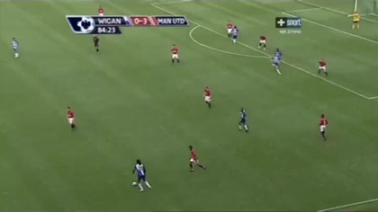 Premier League sezon 2009/2010 Wigan 0-4 Man Utd Owen