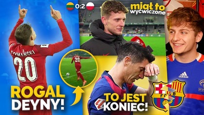 HISTORYCZNY GOL Szymańskiego dla Reprezentacji! KONIEC Lewandowskiego w Barcelonie! Litwa 0:2 Polska