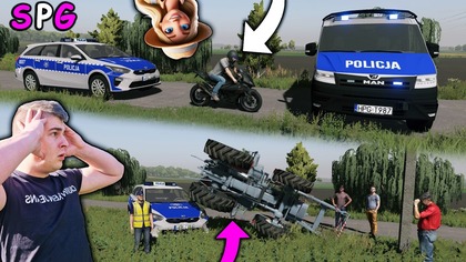 TO BYŁO ZA MOCNE UKRADŁEM MOTOR I MUSIAŁEM UCIEKAĆ POLICJA STARANOWAŁA MI CIĄGNIK SPG200