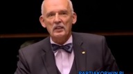 Janusz Korwin-Mikke: Stara metoda UE - iść śladami swojego duchowego mistrza Adolfa Hitlera