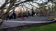 ,,Ogniste Ptaki Hasiora! Płoną w Koszalinie! Koniec II Wojny świętowany, uroczystości patriotyczne!