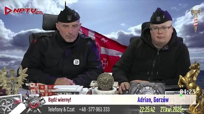 Bądź wierny! Pon, 27. 4. 2026r.  W.  Olszański, M.  Osadowski Rodacy Kamraci NPTV.pl