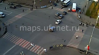 Wypadek na przejściu dla pieszych