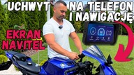 Uchwyt motocyklowy na telefon i nawigację | Test wideorejestratora NAVITEL MS850 Dual #motovlog