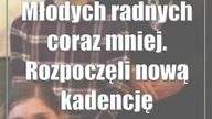 Młodych radnych coraz mniej.  Rozpoczęli nową kadencję