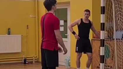 Skok z miejsca głową do 290cm! #shorts #verticaljump #wyskok #sports #basketball