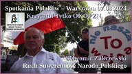 Spotkania Polaków - Krzysztof Tytko OKOPZN - Sławomir Zakrzewski - RSNP - Warszawa 7. 09. 2024