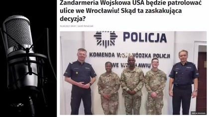 Żandarmeria Wojskowa USA będzie patrolować ulice w Polsce