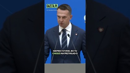 Zaczepne pytanie dziennikarza do Szłapki