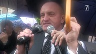Marian Kowalski podczas uroczystości 3 Maja w Krakowie