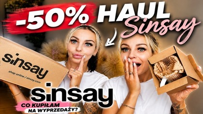 HAUL SINSAY -50% CO KUPIŁAM NA WYPRZEDAŻY?