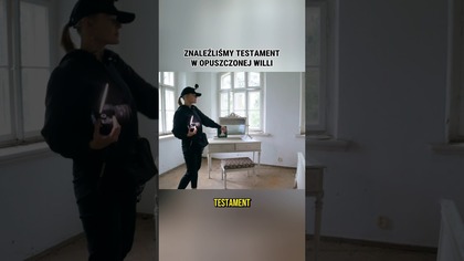 Znaleźliśmy testament w starej willi  Prawdziwy czy fejk? #shorts #urbex #opuszczonemiejsca #polska