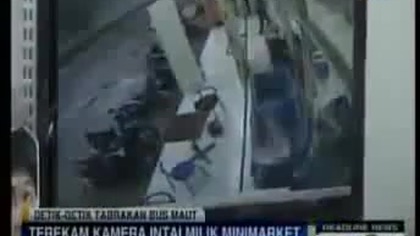 Wypadek busa z kamery przemyslowej