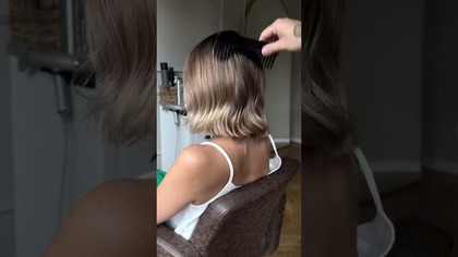 SHORT BRONDE #bronde #highlights #hairtok #hairchange #hair