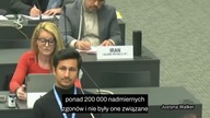 12. 02.  2023r Justyna Walker jako jedyna Polka przem&oacute;wiła na spotkaniu ONZ w Genewie