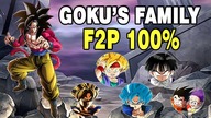 GOKU FAMILY F2P TEAM CATEGORY DBZ DOKKAN BATTLE