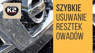 Jak skuteczne usunąć owady z samochodu, sposób na usuwanie resztek insektów - K2 Nuta Anti-Insect