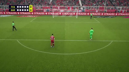 eFootball 22 Bayern Monachium vs FC Barcelona RZUTY KARNE