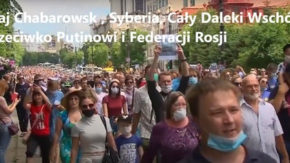 Setki tysięcy na ulicach Chabarowska, Moskwy, miast Syberii i Dalekiego Wschodu przeciwko Banksterce