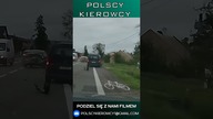 Szok! Wypadek - najechanie na tył - Wola Jachowa #shorts #polscykierowcy #polska