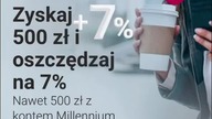 500 zł premii w ramach jednej promocji bankowej i 7% dla oszczędności? Ale jak to tak?