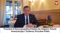 Prezydent IIRP Jan Z.  Potocki - Nadchodzi Koniec Polski