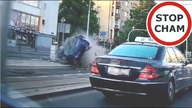 Dachowanie taksówki w Szczecinie #1488 Wasze Filmy