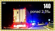 Pijany kierowca tira w Czechach, Polak interweniuje #Film_Widza#140