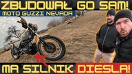 Zbudował motocykl z silnikiem DIESLA! MOTO GUZZI Nevada! JECHAŁEM NIM!
