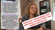 Apel dr Katarzyny Bross-Walderdorff przed rozprawą w Beskidzkiej Izbie Lekarskiej (16.07.2022)
