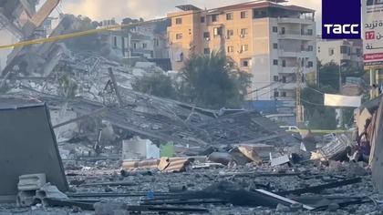 Bejrut po izraelskich bombardowaniach