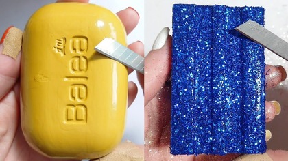 Soap Carving ASMR Relaxing Sounds no talking Satisfying ASMR Video