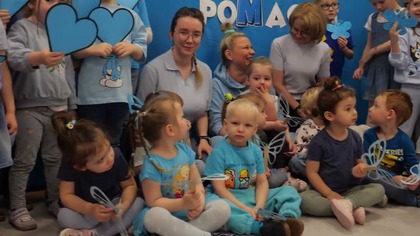 Przedszkolaki z Jaworzna ze wsparciem dla osób w spektrum w Światowy Dzień Świadomości Autyzmu