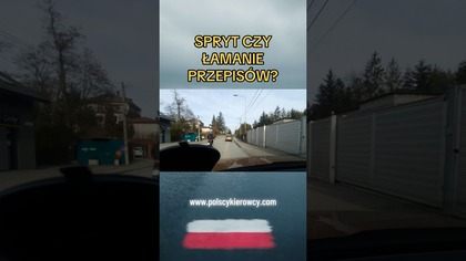 Motocyklista wyprzedza na wysepce  Spryt czy łamanie przepisów? #motocykle #droga #bezpieczenstwo