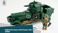 COBI Wielka Wojna | 2988 --- Rolls-Royce Armoured Car 1920 Pattern Mk I --- budowanie